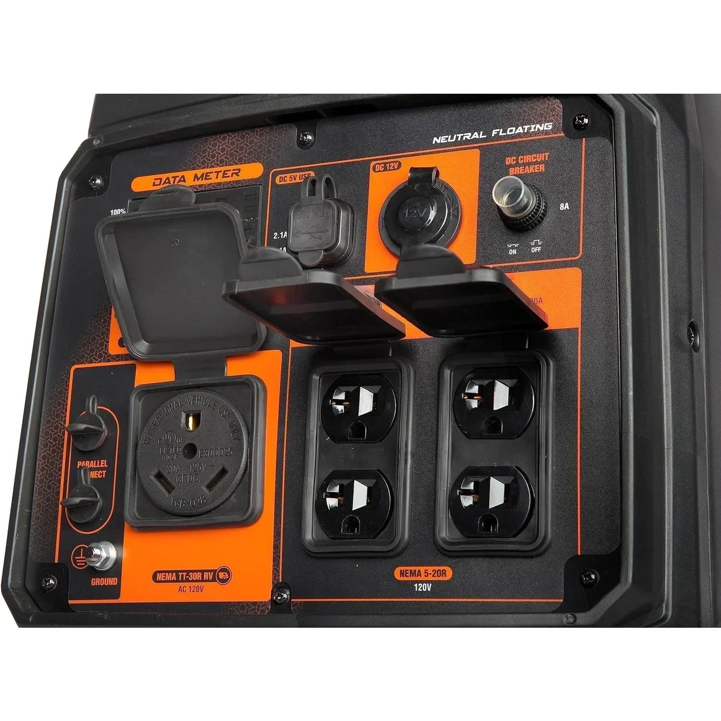 WEN 4800-Watt Portable Inverter Generator, RV-Ready, Quiet and Lightweight with Fuel Shut Off (56477i)