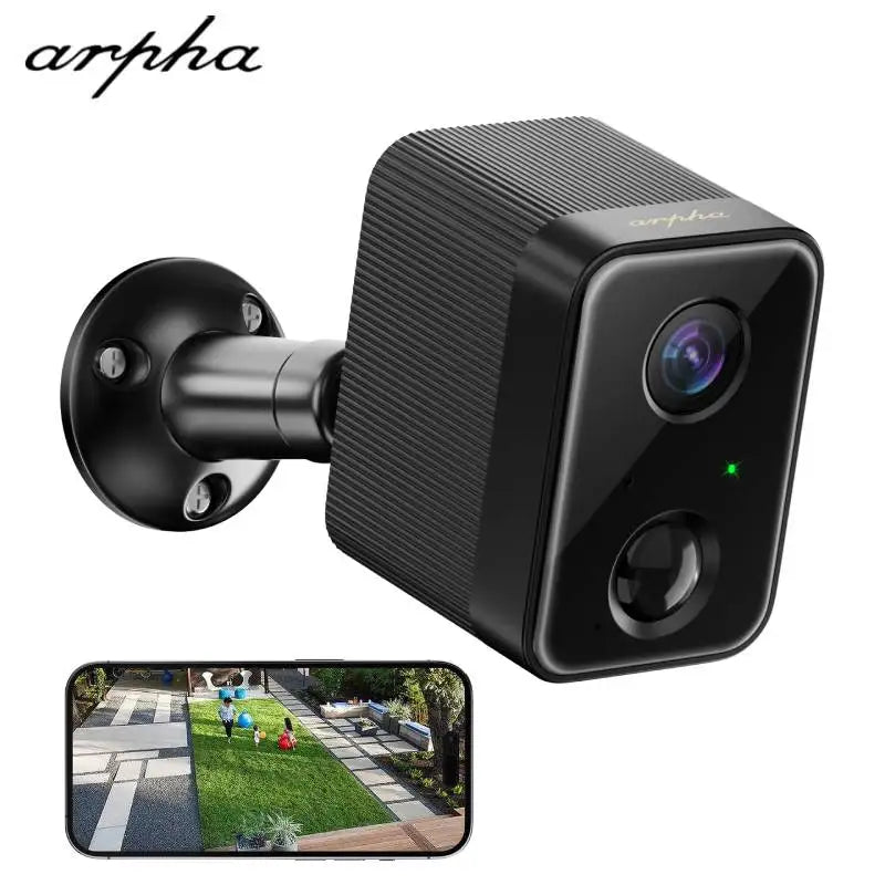 1/2PCS Arpha Wifi Camera 1080P Outdoor&Home Surveillance Camera 2 Way Audio w/ Alarm Night Vision Ip Camera Waterproof Cloud Stg