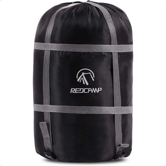 Sleeping Bag Stuff Sack Black M L XL and XXL Comprion Sack Great for Backpacking and Camping
