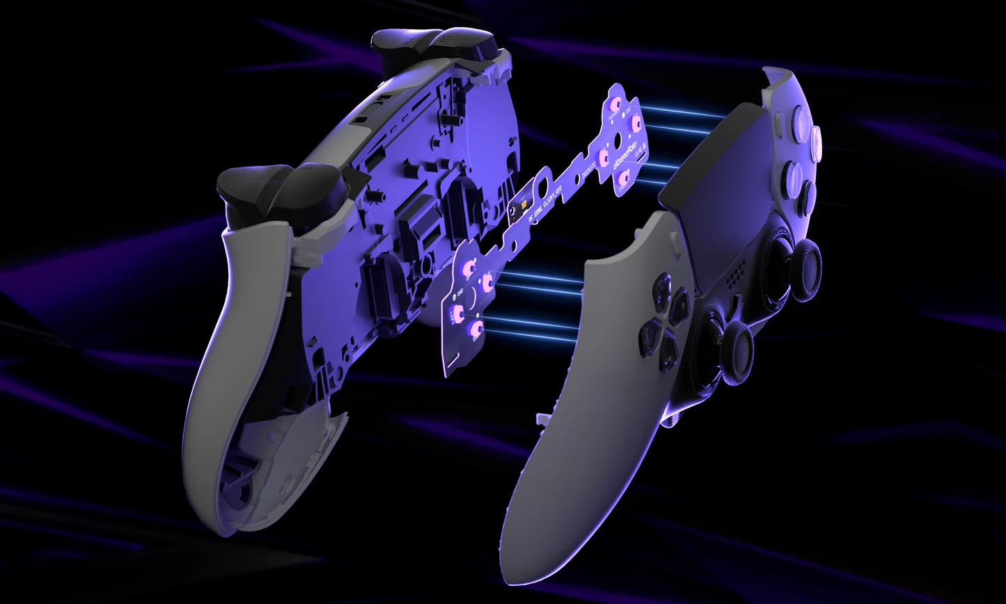 eXtremeRate Face Buttons Clicky Kit for ps5 Edge Controller, Custom Tactile Dpad Action Buttons Mouse Click Kit