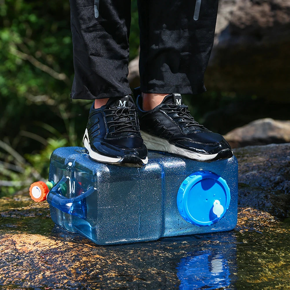5-20L Drinking Water Bucket Portable Driving Pure Water Tank Container with Faucet  Water Bag For Outdoor Camping Cooking Picnic
