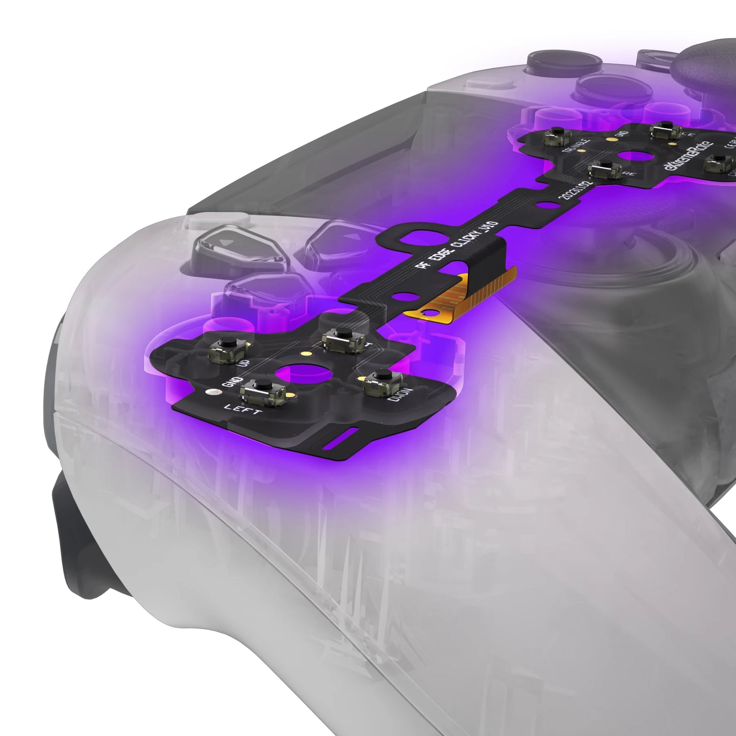 eXtremeRate Face Buttons Clicky Kit for ps5 Edge Controller, Custom Tactile Dpad Action Buttons Mouse Click Kit