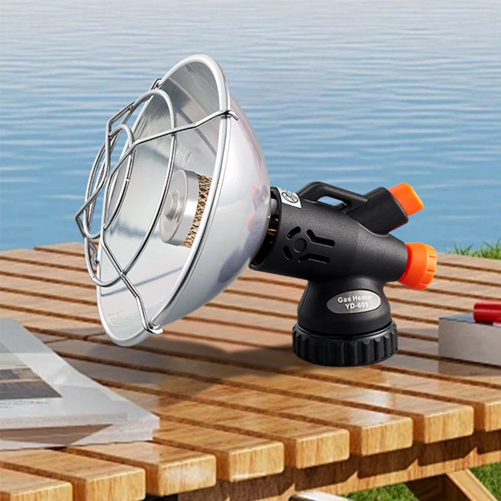 Portable Propane Heater with Protective Mesh Mini Camping Heater Safe Tent Heater Gas Heater for Outdoor Fishing Camping