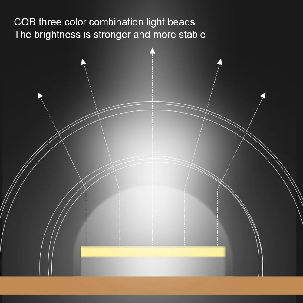 Outdoor Camping Light 4-Level Stepless Dimming Atmosphere Lantern 5000mAh Multi-Function Emergency Lamp 1000LM for Power Outages